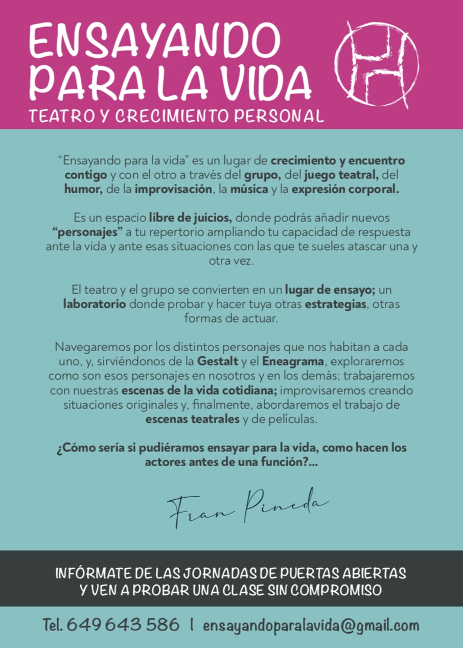 Taller de teatro para la vida